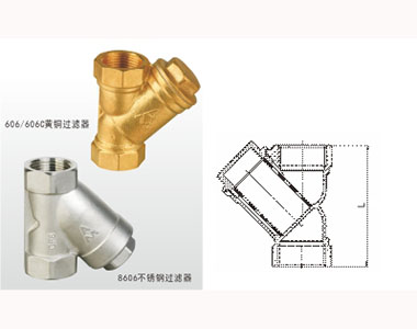 埃美柯不銹鋼絲口過濾器結(jié)構(gòu)圖